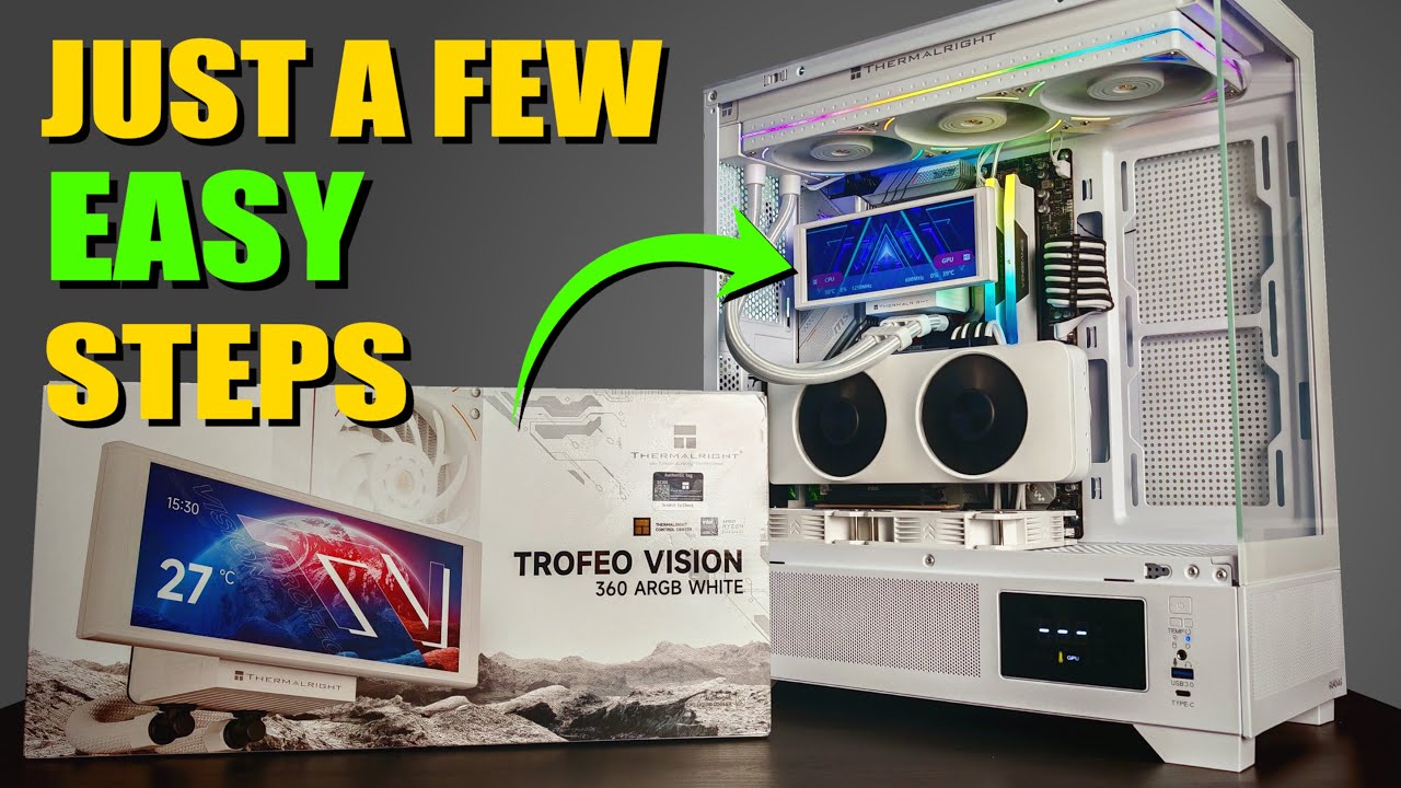 How To Install Thermalright Trofeo Vision AIO CPU Cooler
