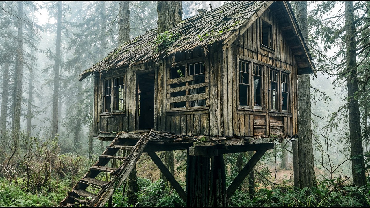 I Turned an Abandoned Treehouse into a Luxury Forest Retreat (ASMR)