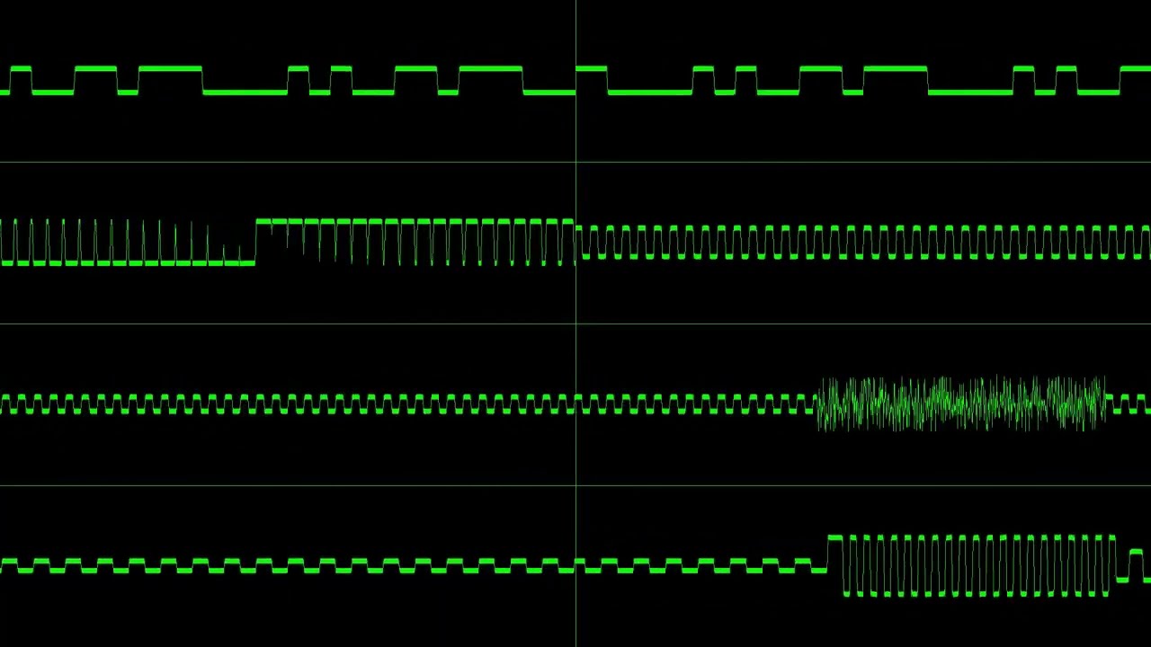 Puyo Puyo - Sunset [Atari POKEYx2 cover] [Oscilloscope View]