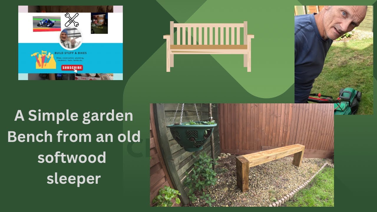 Garden Sleeper bench for under £30