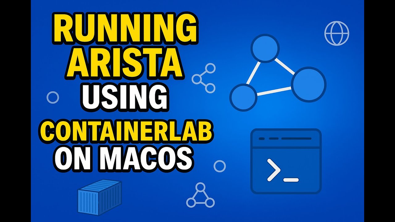 Running Arista cEOS using Containerlab on MacOS