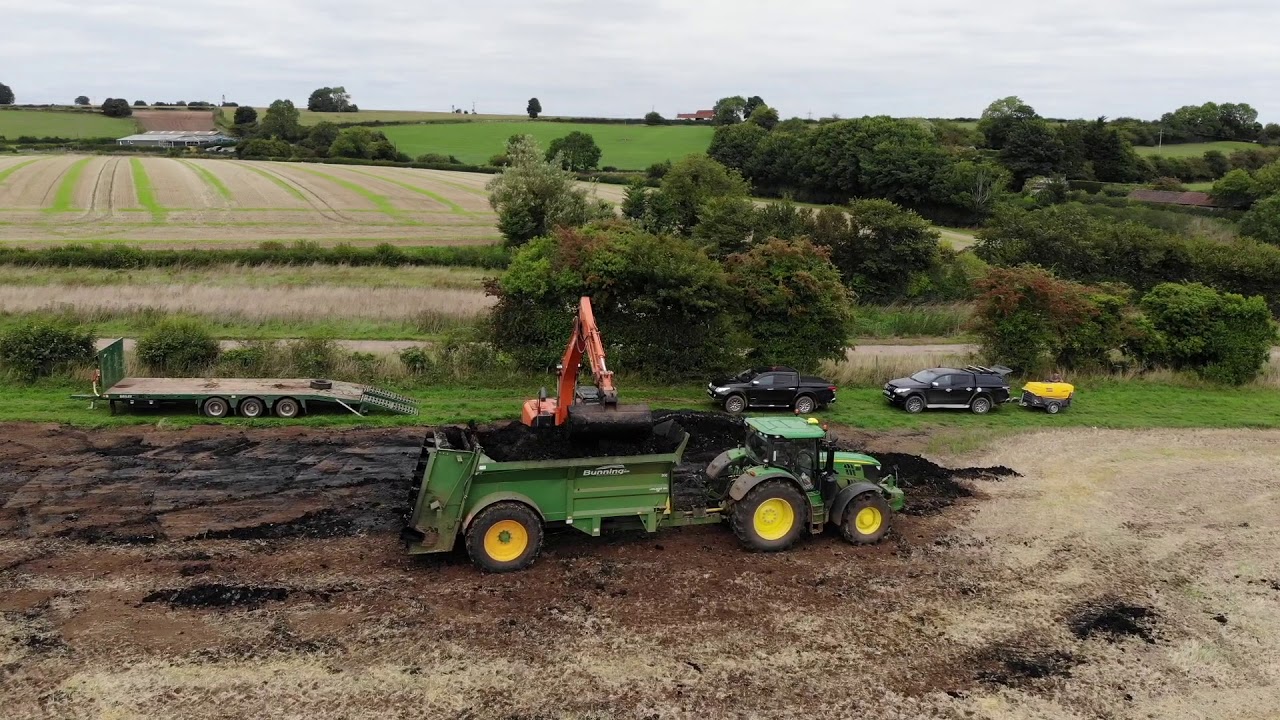 Bio-Solid Spreading at Ebbdown Farm.