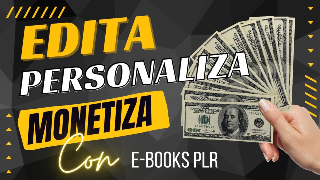Como EDITAR un ebook PLR paso a paso y GANAR DINERO por internet