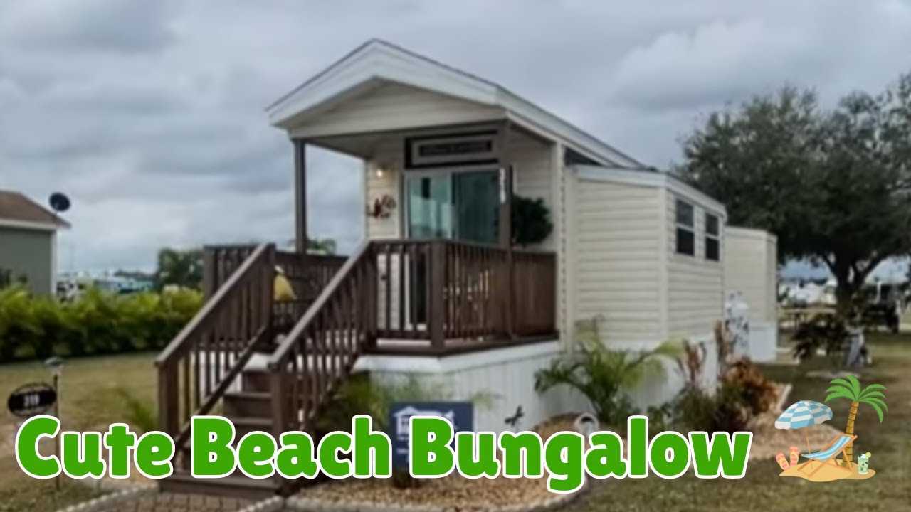 FUN Beach Bungalow Mobile Home For Sale (Harbor Lakes/Port Charlotte)!