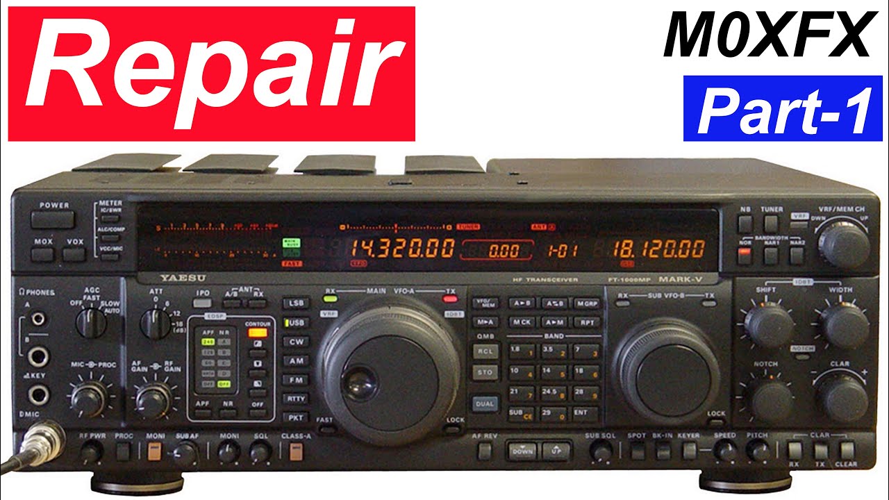 Yaesu FT-1000MP Mark V No RX-TX Troubleshoot & Repair Part-1