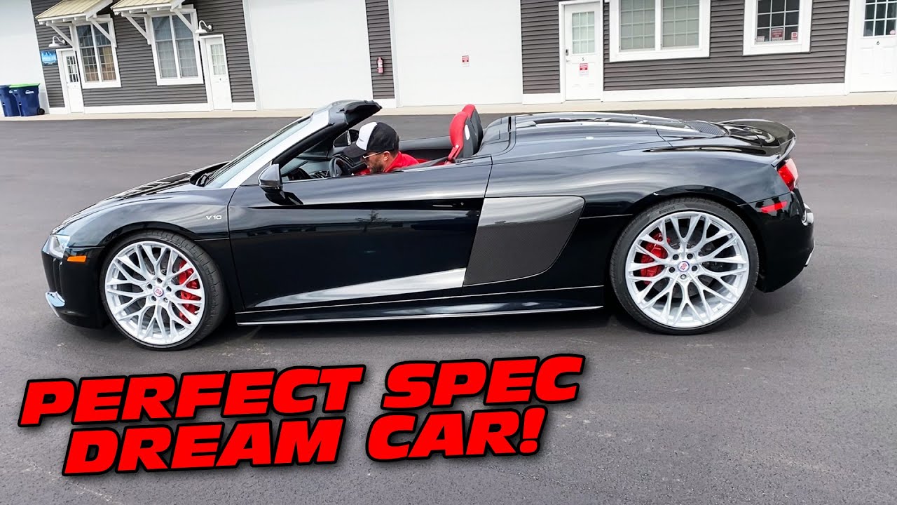 Audi R8 Spyder V10 Drive & Review - DRIVING MY DREAM CAR!
