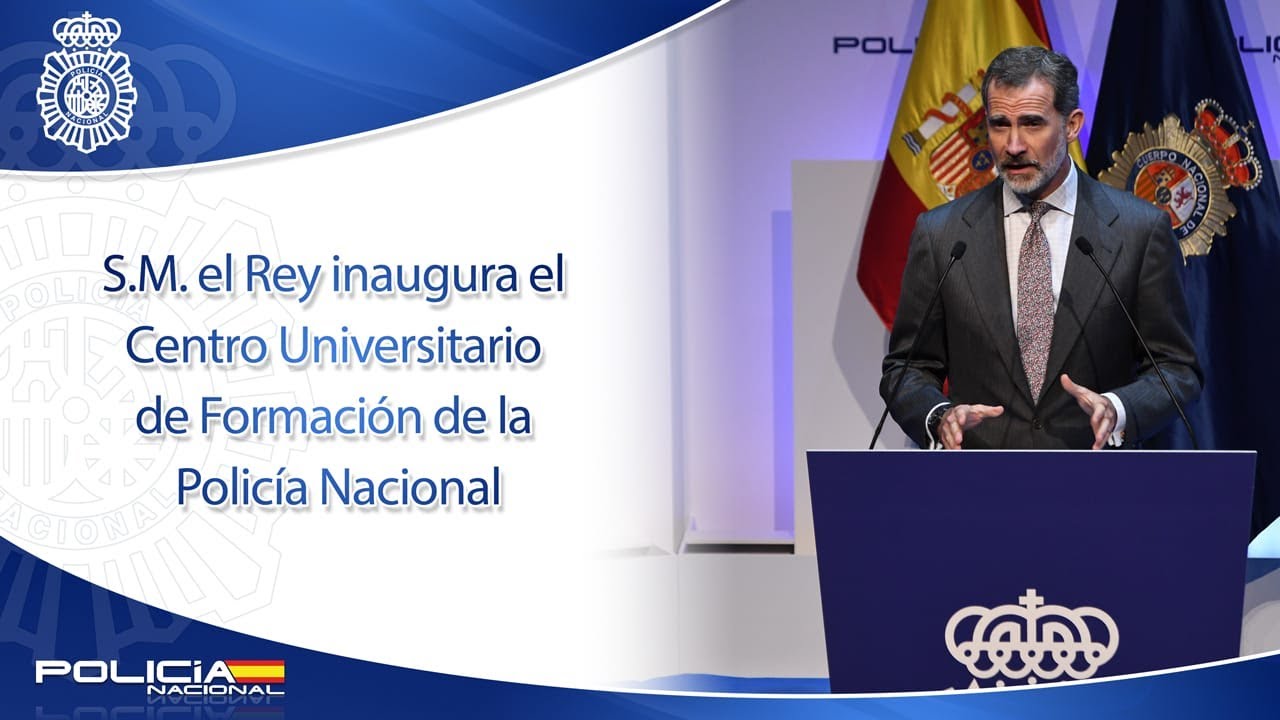 El Rey Felipe VI inaugura en Ávila el Centro Universitario de Formación de la Policía Nacional
