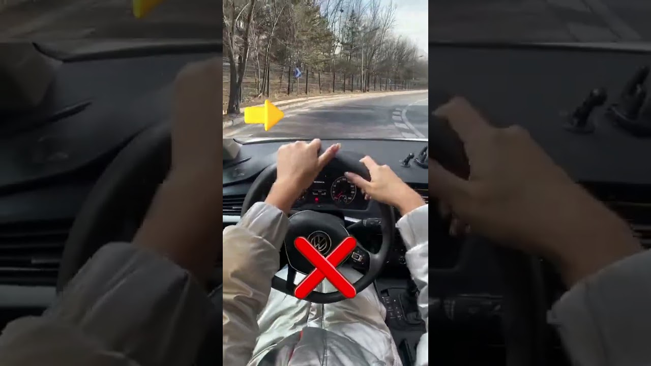 Bien tourner le volant dans un virage ? 🚗🌀 #youtubeshorts #automobile #ytshorts
