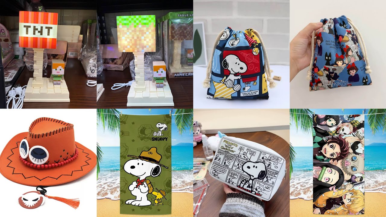 Llegan nueva mercancía a Neko! Toalla de snoopy! Lámpara de minecraft!!❤️❤️❤️