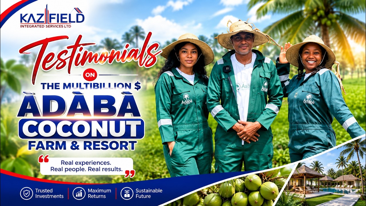 Testimonials on the multibillion $ &Agrave;d&agrave;b&agrave; Coconut Farm & Resort