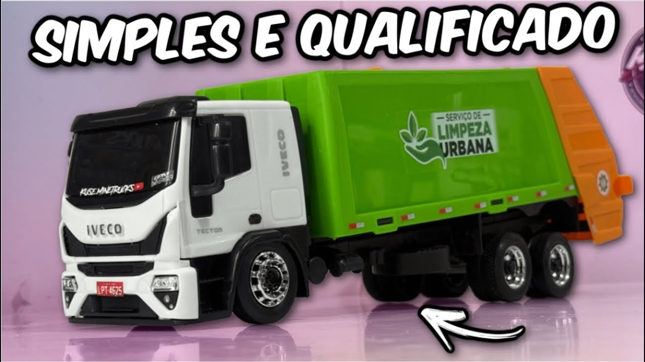 MONTEI UM IVECO TECTOR SIMPLES DE LIXO QUALIFICADO