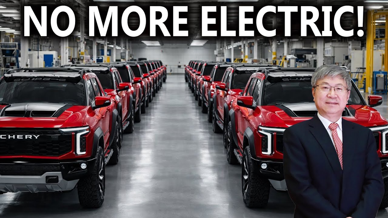 Chery CEO Reveals Diesel Hybrid Ute That Will Crush Ford Ranger, Toyota Hilux & BYD Shark!