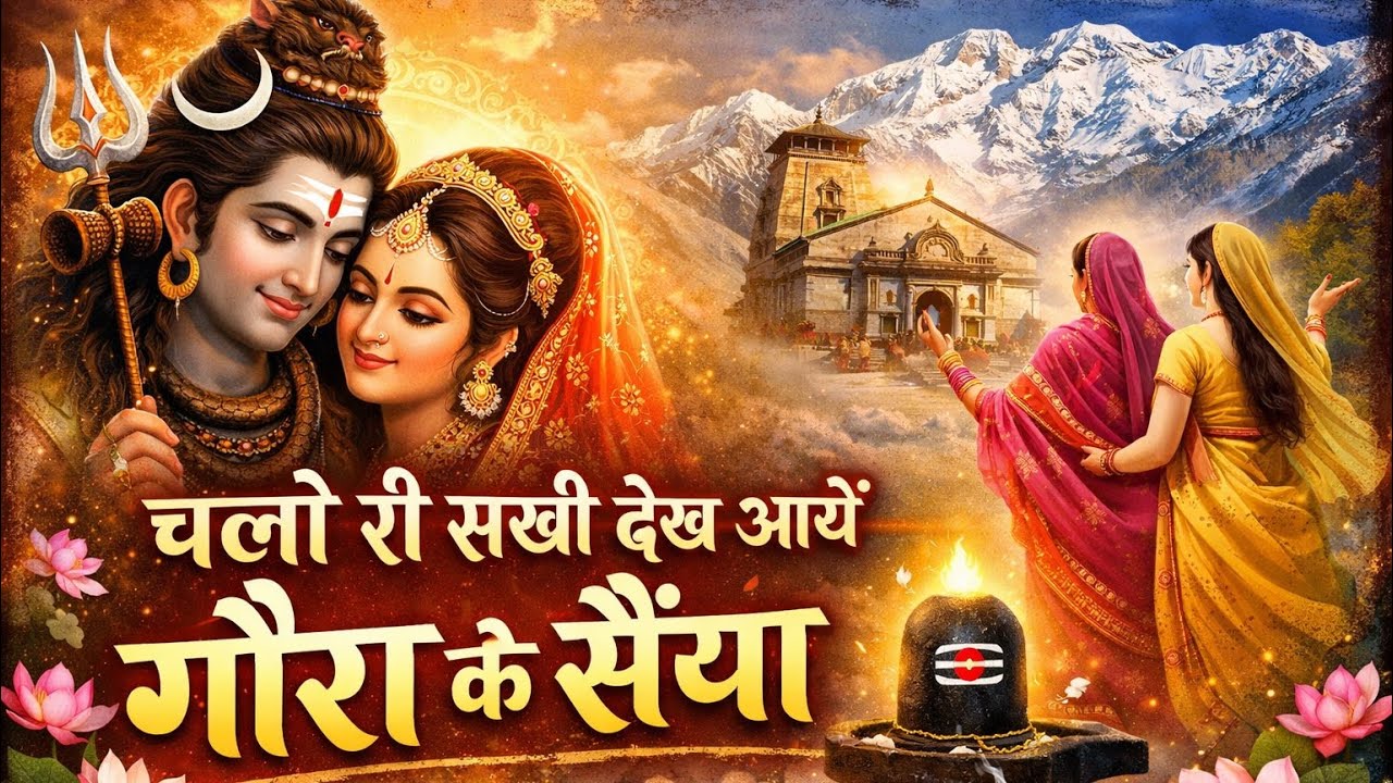 चलो री सखी देख आयें गौरा के सैंया #bhajan #bhajansong भोले बाबा का भजन 