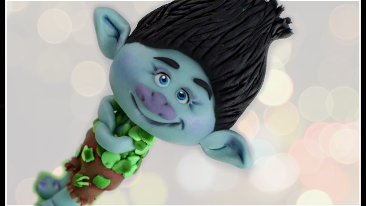 Branch trolls cake topper Branch Trolls cake DIY dreamworks trolls
