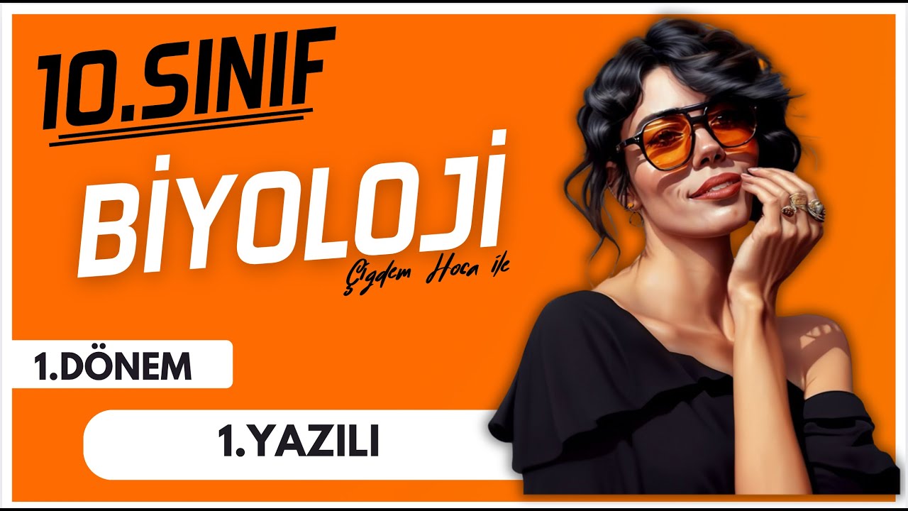10. SINIF BİYOLOJİ 1. DÖNEM 1. YAZILI // YENİ MÜFREDAT//2024-2025 #10sınıfyazılı