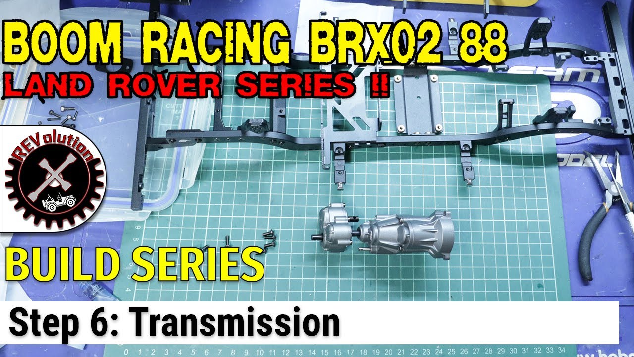 Boom Racing BRX02 Land Rover Series II 88 Build Series - Step 6 - Transmission