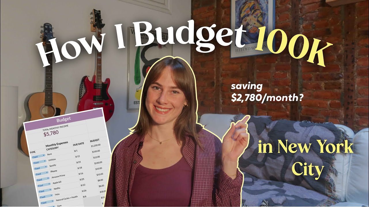 Budget with Me: How I Budget a 100k Salary Living in NYC 💸