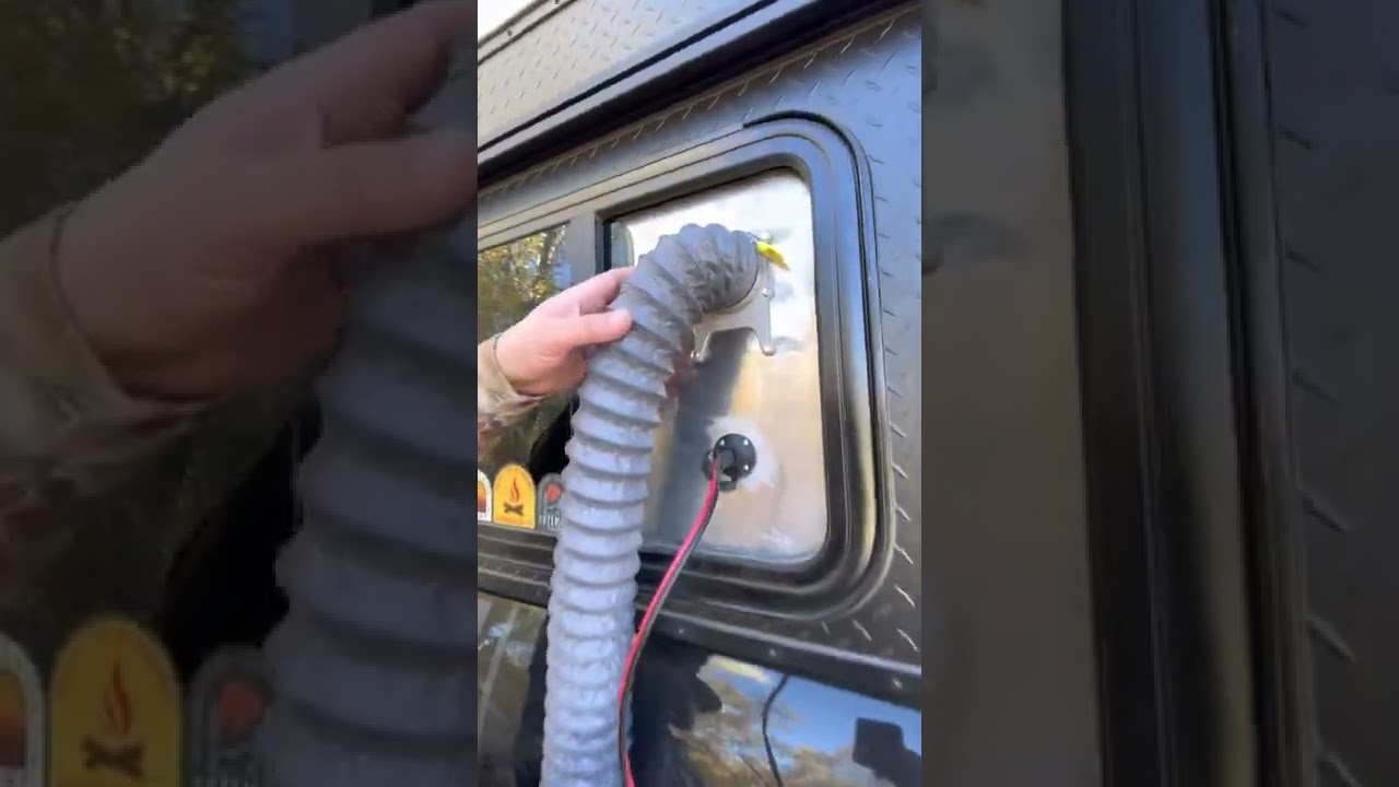Four Wheel Camper Project M diesel heater  adapter plate.