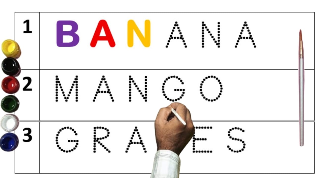 Learn Fruits Name for Toddlers | Banana Mango | শিশুদের ফলের নাম শেখার ভিডিও Ep 16