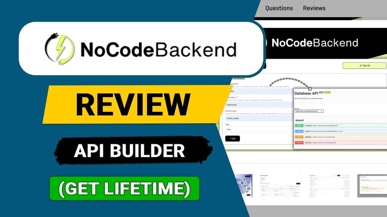 NoCodeBackend Review 2026 (Lifetime Deals): Create Backend APIs Without Coding