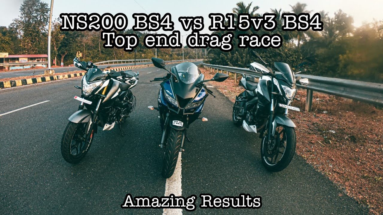 R15 V3 vs NS200 Top End Race | long race | Shocking Results