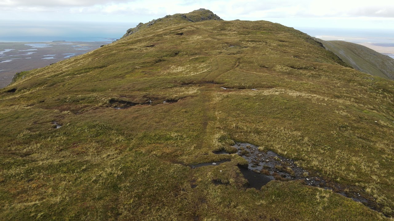 stunning 4k drone footage from Beinn Mhòr on South uist