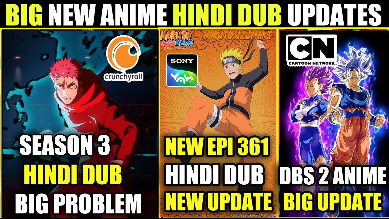 DBS 2 ANIME BIG UPDATE | NARUTO SHIPPUDEN NEW EPI 361 HINDI DUB NEW UPDATE | ANIME UPDATES !!