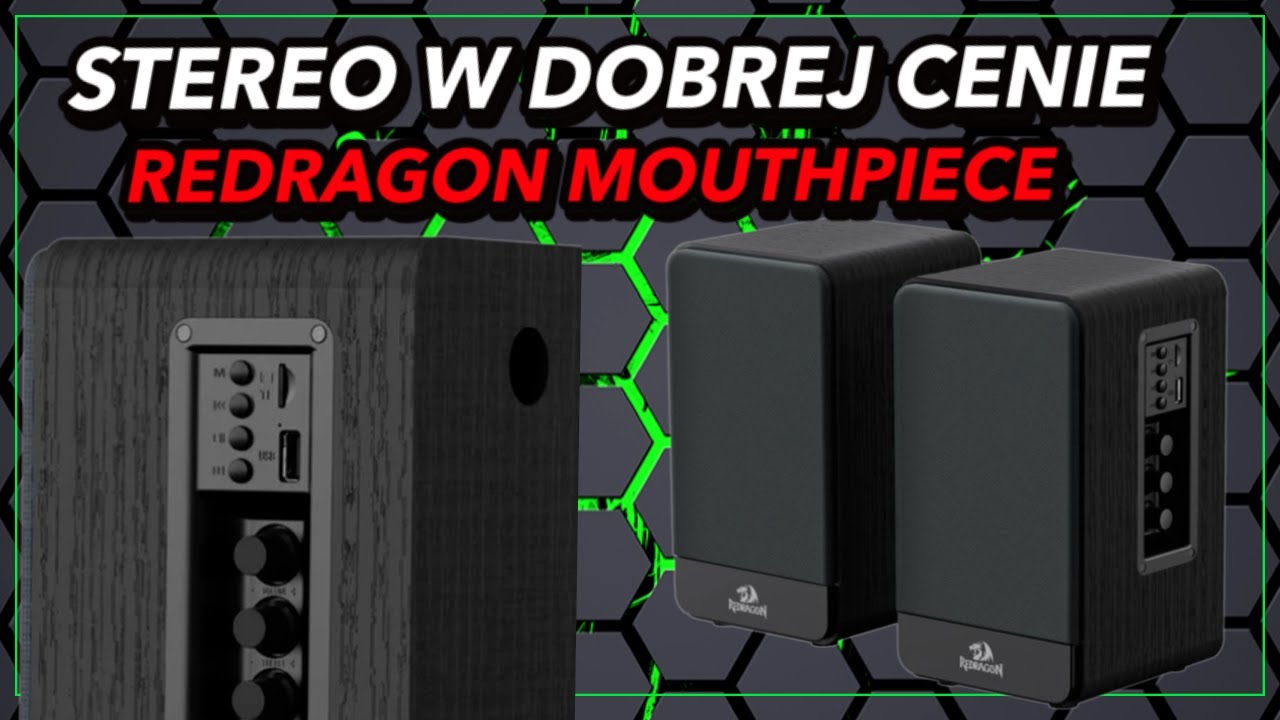 Klasyczne stereo w dobrej cenie - Redragon Moutpiece głośniki 20W z Bluetooth