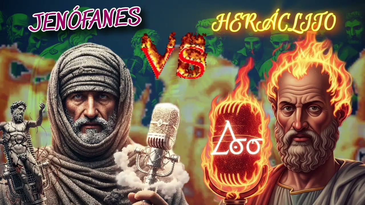 JENÓFANES vs HERÁCLITO - Legendarias Batallas de Rap de la Filosofía