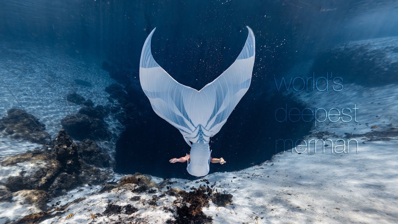 the world's DEEPEST merman - Afa Zhang