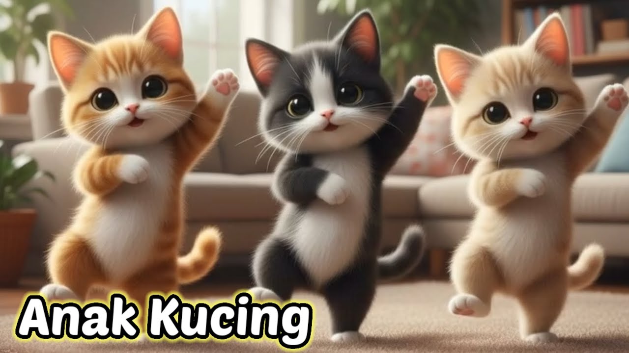 Anak Kucing Meong Meong ~ Lagu Anak Populer.