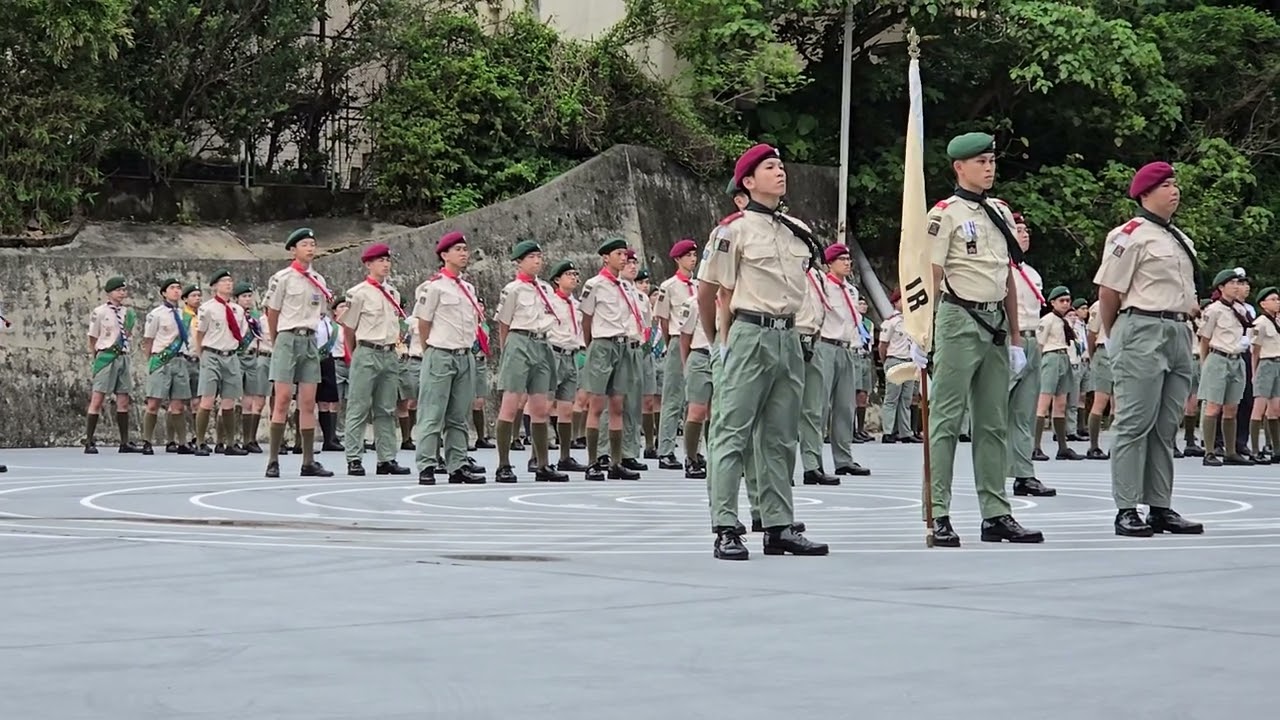 港島第十二旅 港島地域步操比賽2024 檢閱會操 (12thHKG HKIR Footdrill Competition 2024, Presentation Parade)