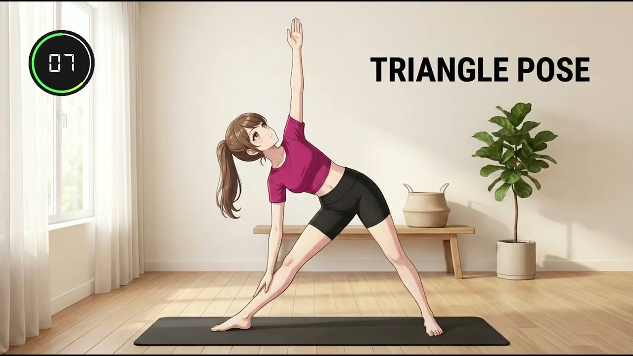 21 Yoga Poses in 5 Minutes | Full Body Stretch for Beginners