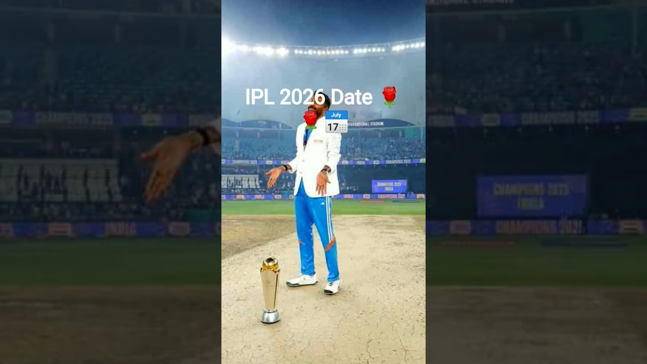 Mark Your Calendars: The Exciting IPL 2026 Date Announced! #shorts