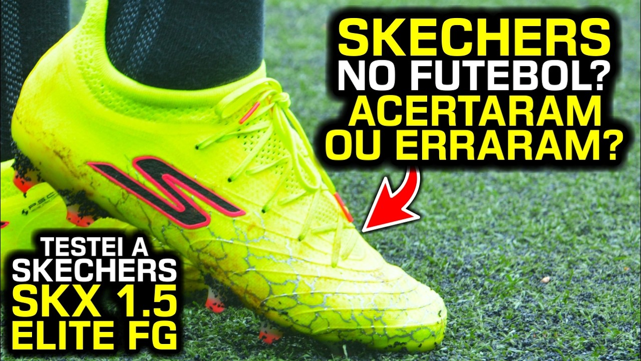 Entre as MELHORES do MERCADO? - Teste chuteira campo Skechers SKX 1.5 Elite FG