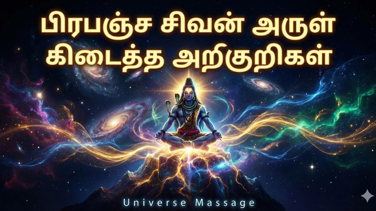பிரபஞ்ச சிவன் அருள் கிடைத்த அறிகுறிகள் 🔱 | Cosmic Shiva Power | Universe Message Tamil