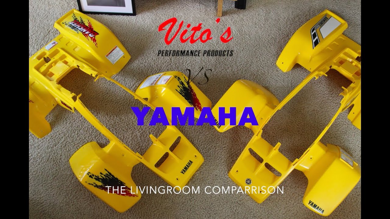 Yamaha Banshee Fender Comparison - OEM Yamaha vs. Vito's Performance