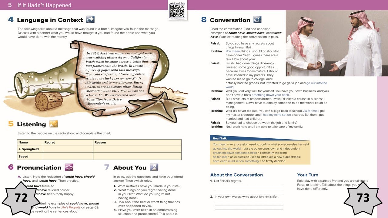 Mega Goal 2 - Unit 5 - Lesson 3 - Language in context - Pages 72 - 73