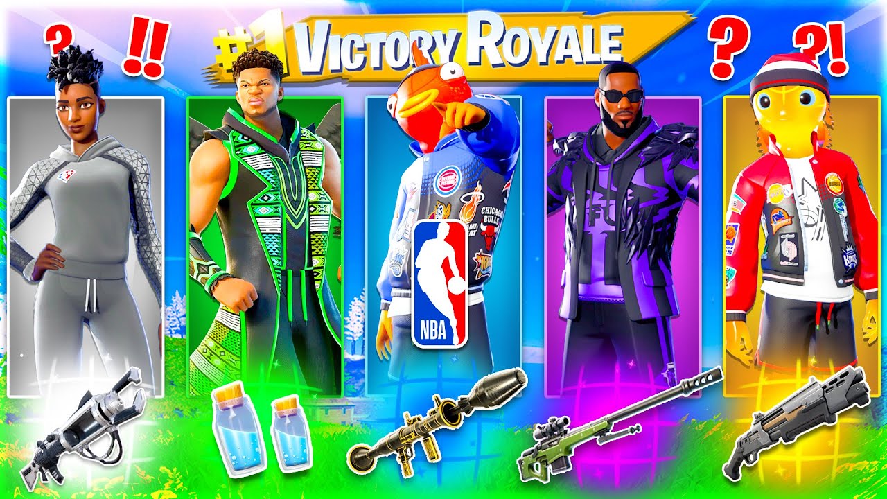 LOSOWY SKIN NBA CHALLENGE w Fortnite