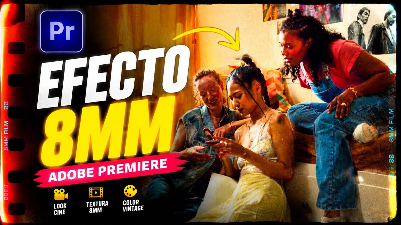 CÓMO SIMULAR una Película de 8mm en Premiere Pro FÁCIL (Efecto Vintage Super 8)
