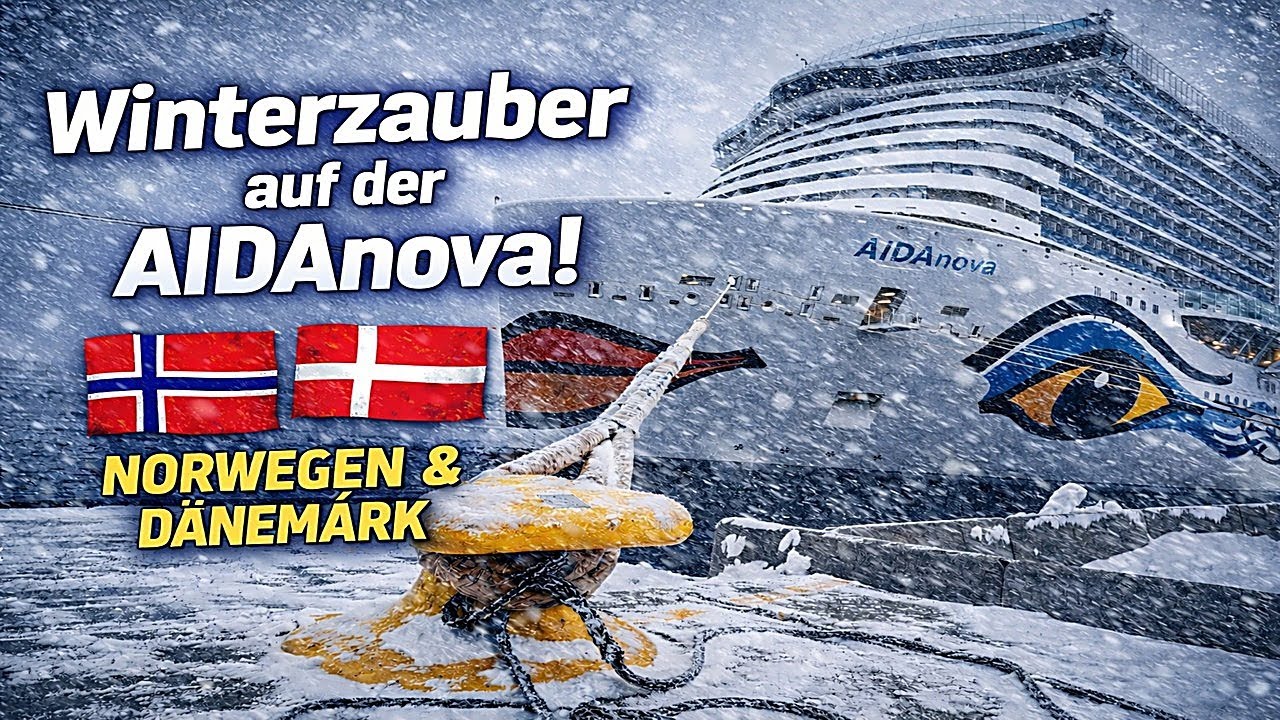 Winterzauber auf der AIDAnova 🇩🇰⚓️🇳🇴