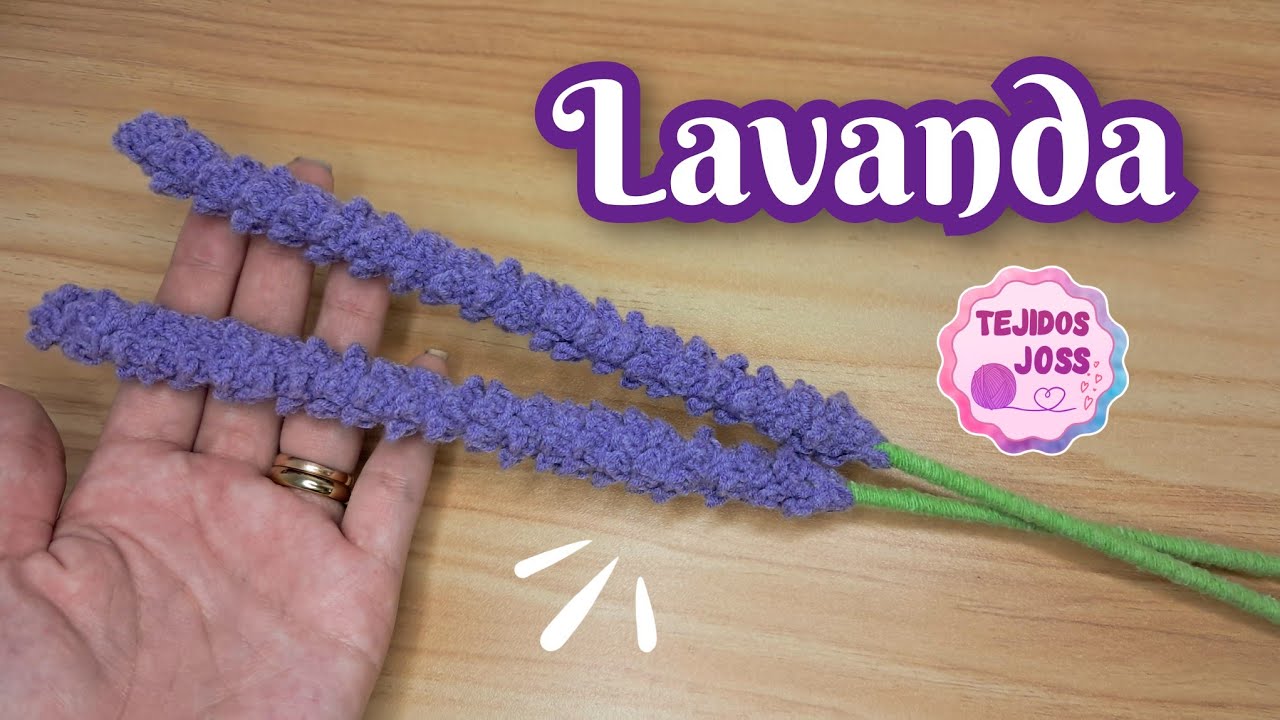 Lavanda tejida a crochet