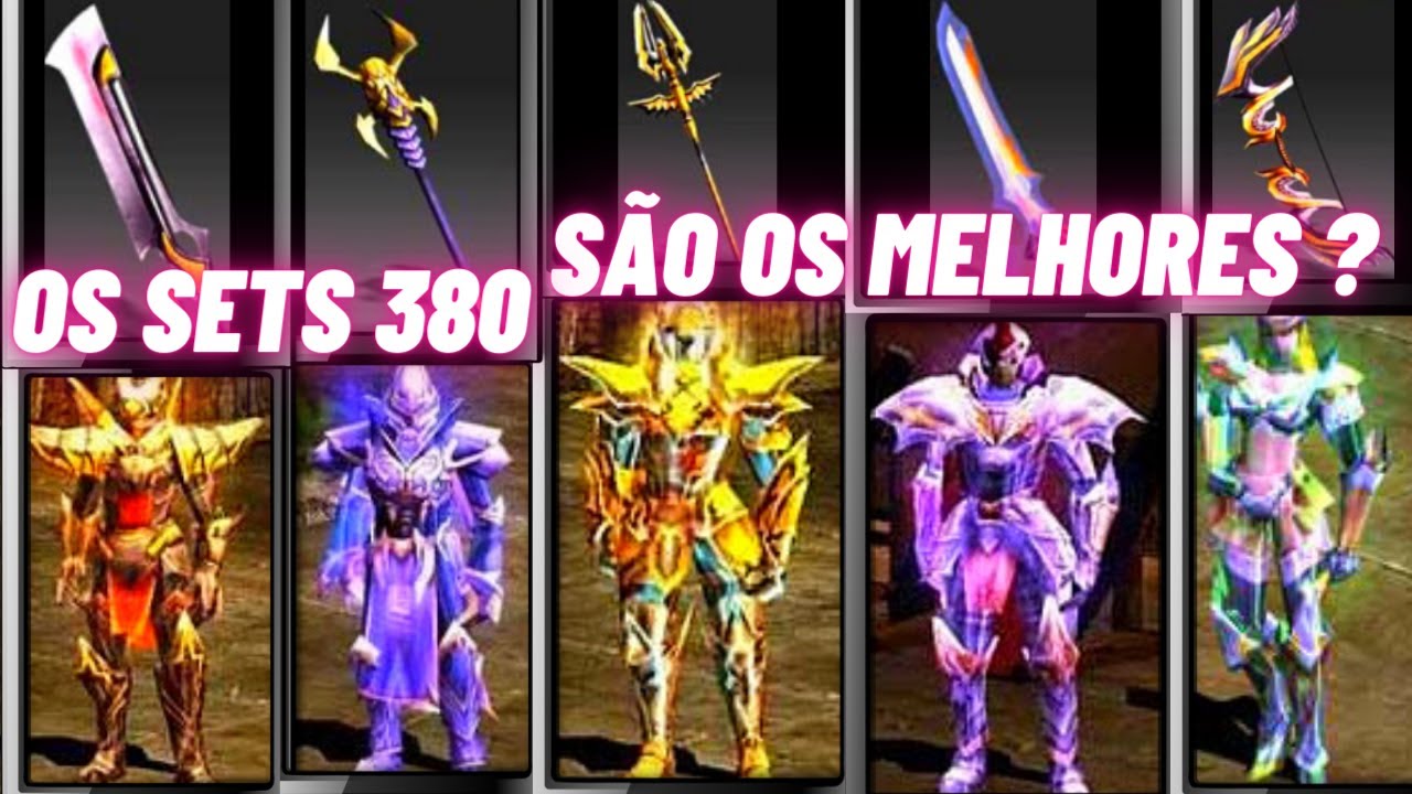 MUCABRASIL Qual Set e o Melhor Para Cada Classe Parte 2  SETs 380 e Armas 380
