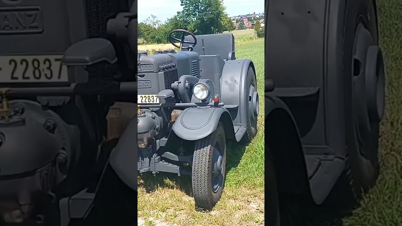 Lanz Bulldog im Schwarzwald, D9521 Verkehrs-Bulldog,  Baujahr 1937, Luftwaffen-Zugmaschine