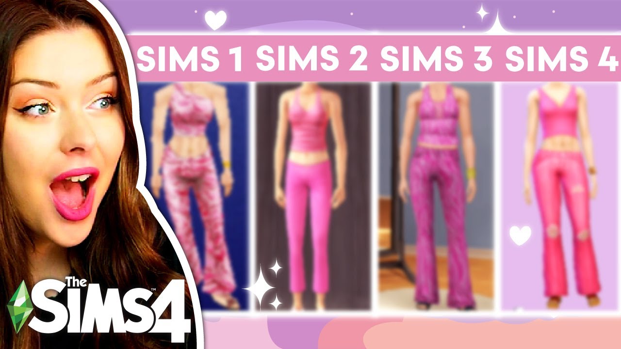 Can I Create The EXACT Same Sim in The Sims 1 vs 2 vs 3 vs 4?