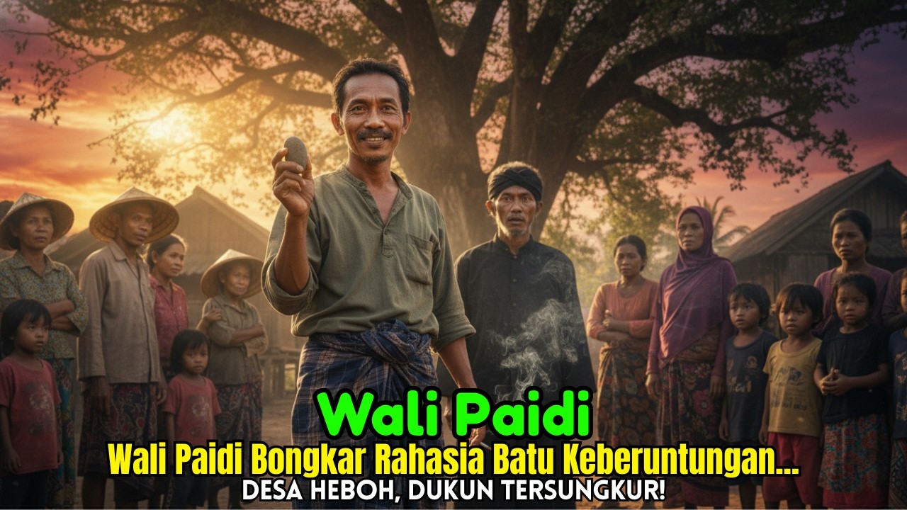 Wali Paidi Bongkar Rahasia Batu Keberuntungan, Desa Heboh Dukun Langsung Terdiam!