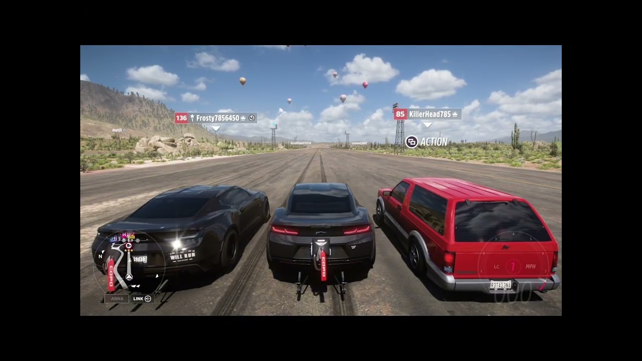 Dig races at Festival 🏁 #chevy #camaro #dragrace #ford #forzahorizon5 