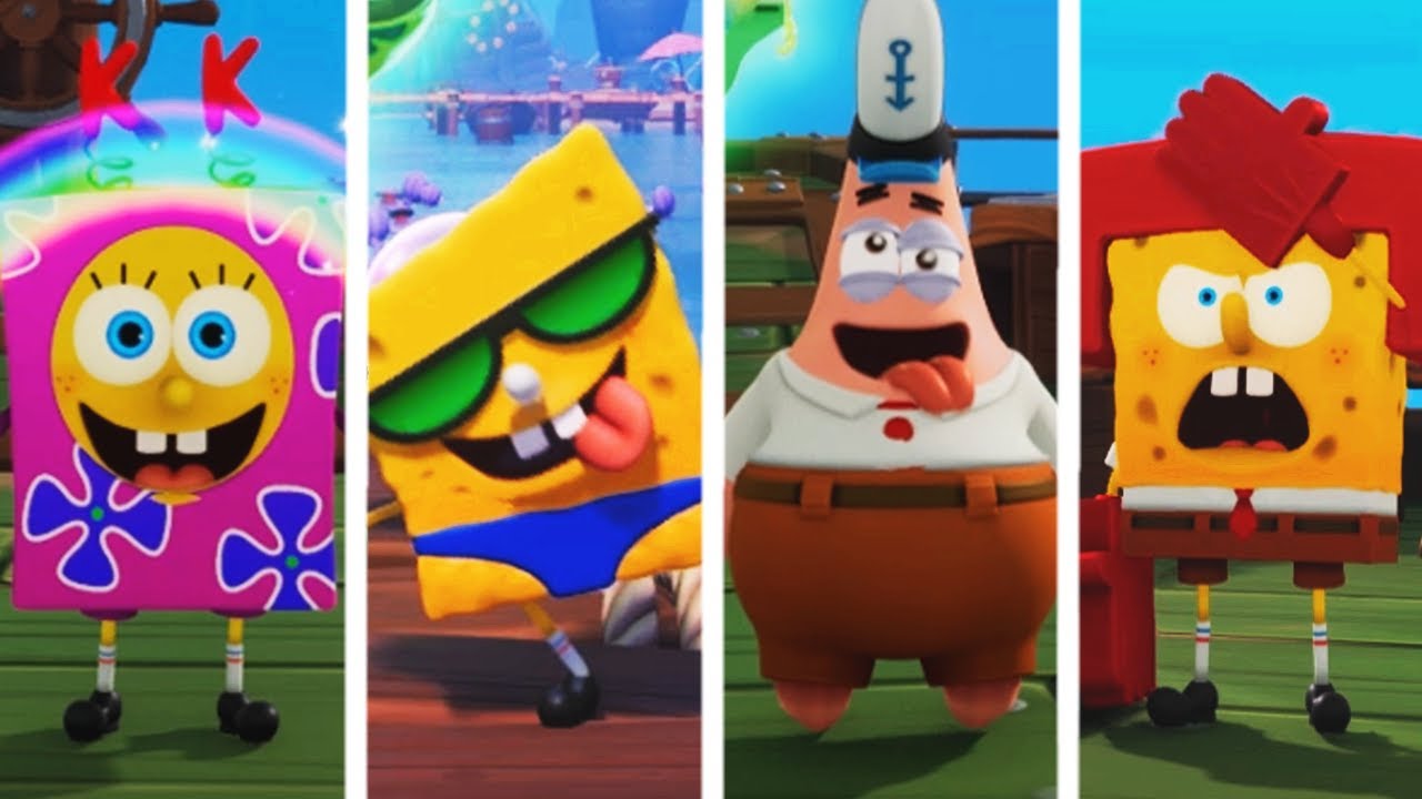 Как разблокировать все костюмы в демо-версии SpongeBob: Titans Of The Tide!!