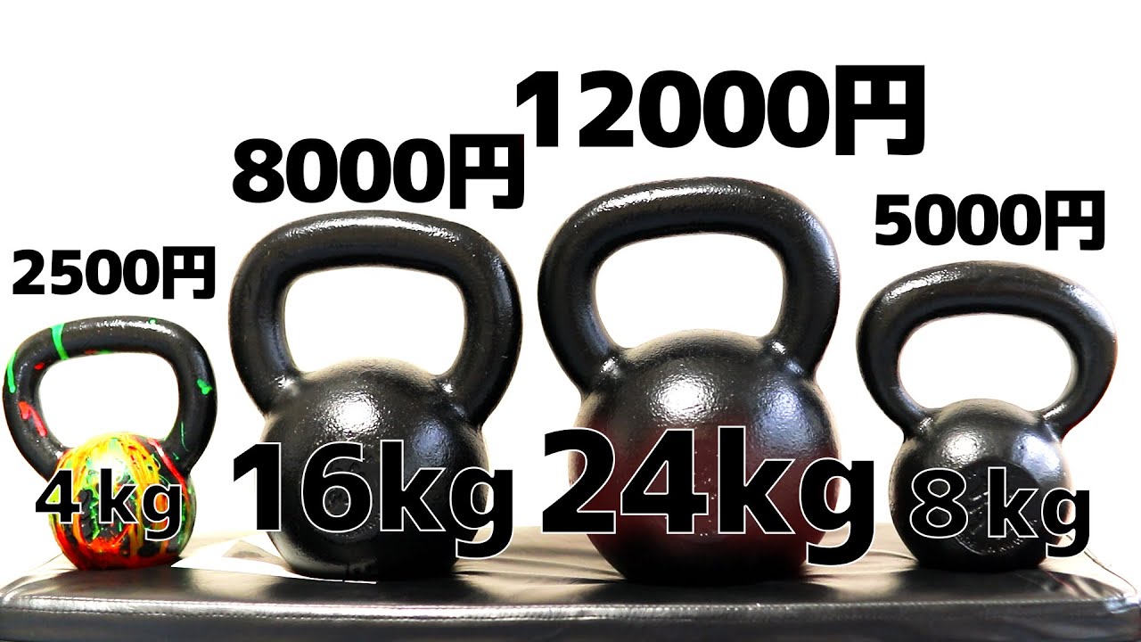 【レビュー】1万2千円⁉︎ 24kg国産ケトルベルを買ってみた！