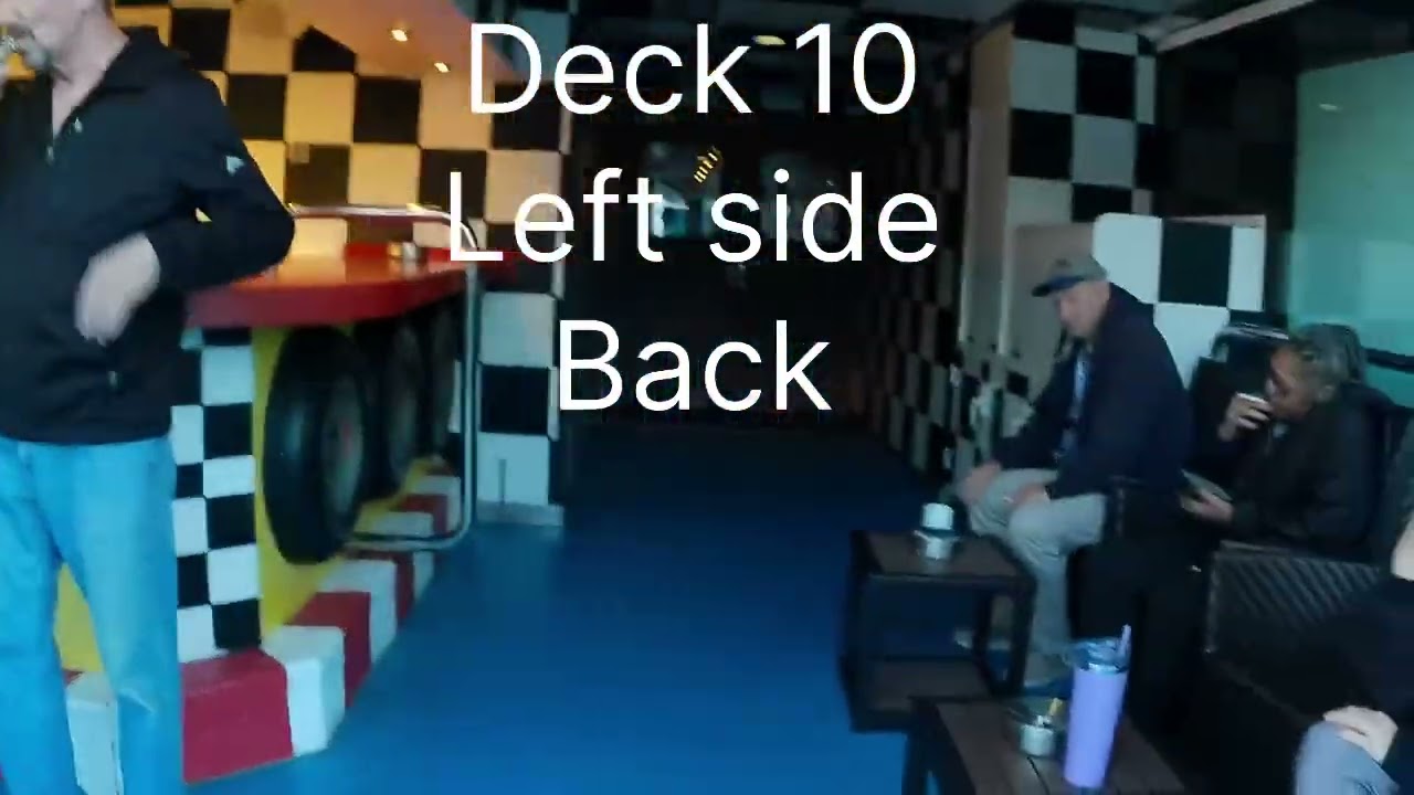 Smoking areas on carnival Luminosa